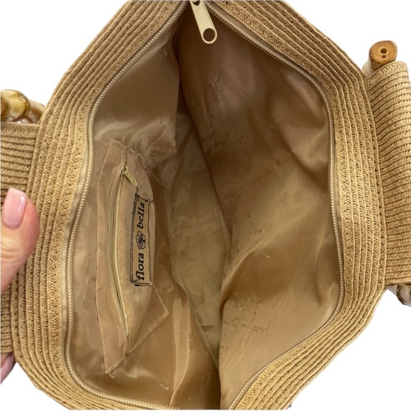 Flora Bella Woven Raffia Purse OS - Picture 10 of 14